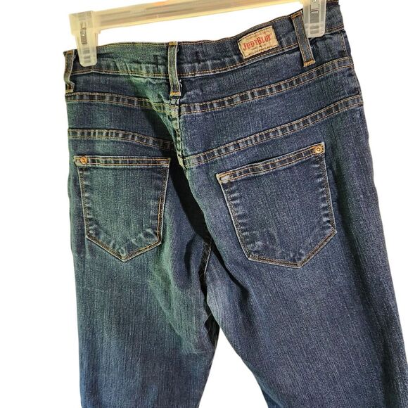 Judy Blue Jeans Size 7 Blue Color Front Buttons Made In USA - Picture 11 of 14